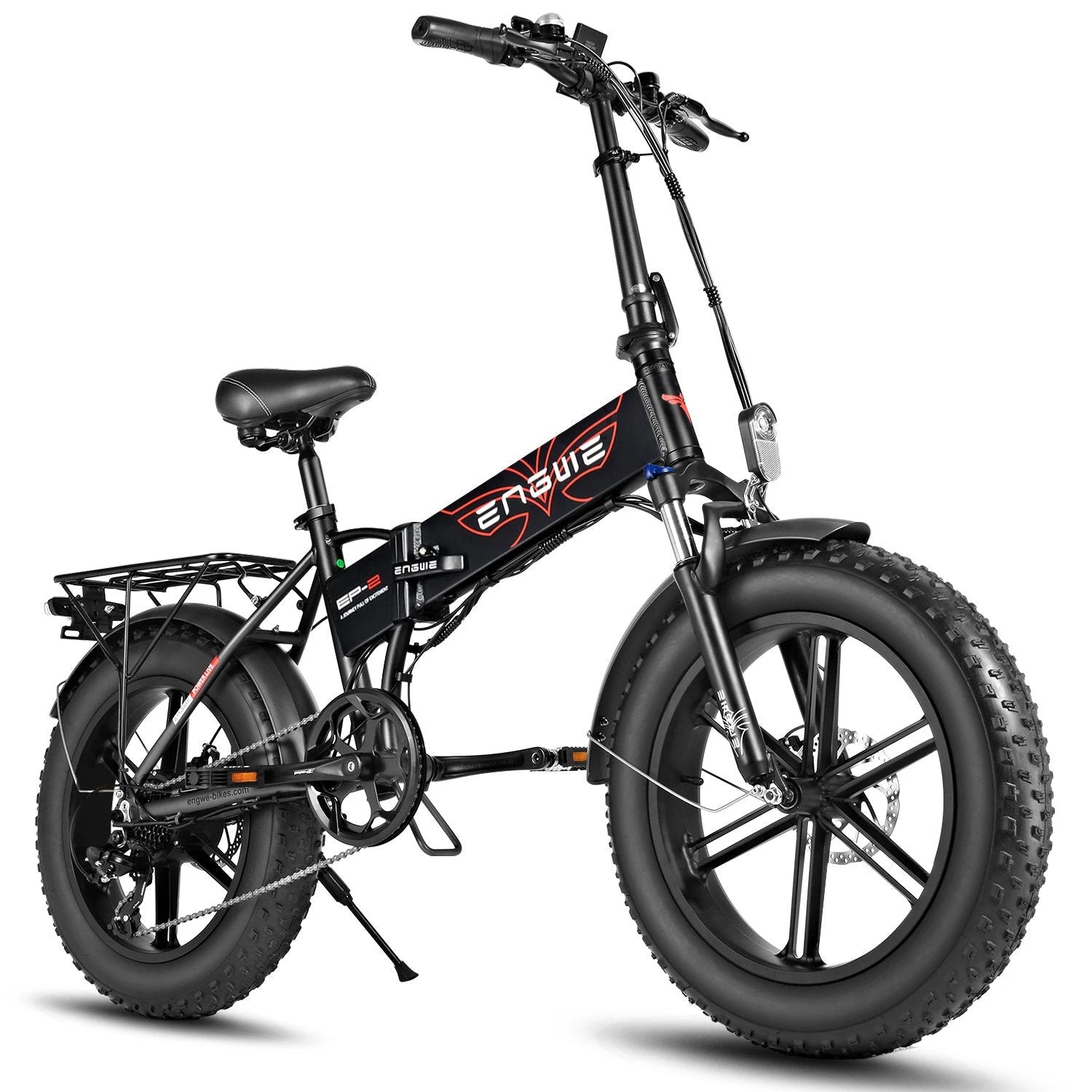 ENGWE E26 elcykel - en kompakt og kraftfuld elektrisk cykel, der tilbyder en behagelig køreoplevelse med moderne design og holdbare komponenter.